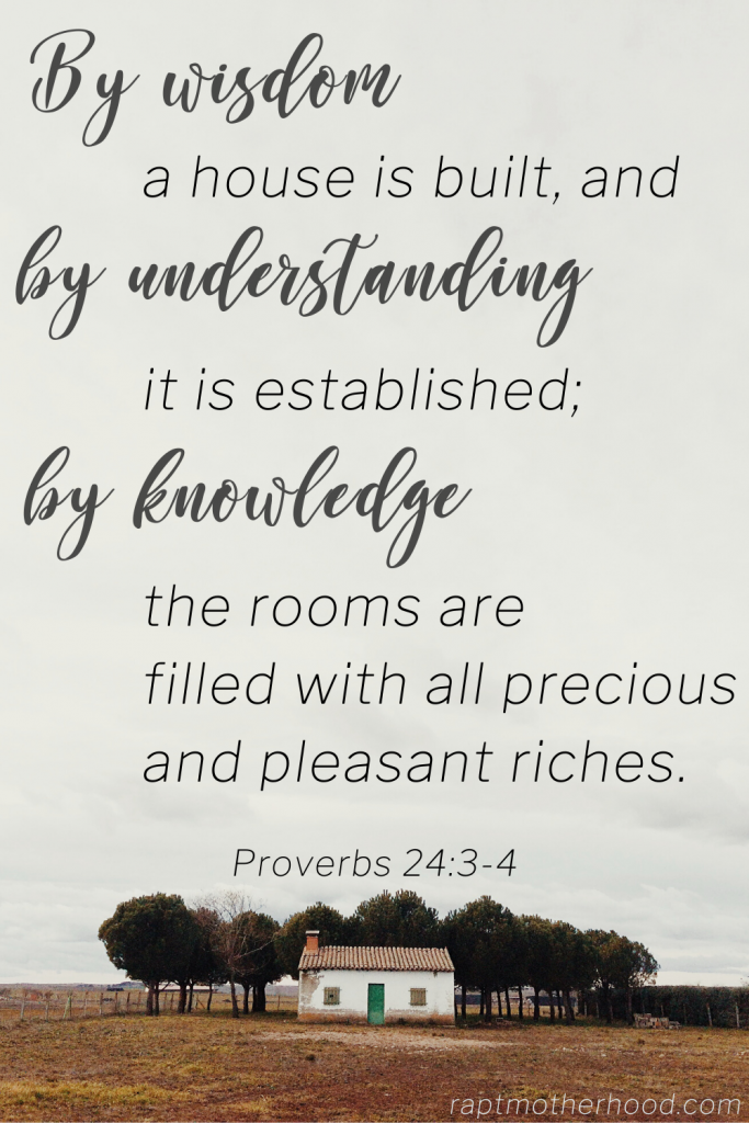 Proverbs 24:3-4 gives such beautiful instructions on how to create a Christ-centered home. Be sure you check out the rest of the post to learn how to build faith at home. #Christcentered #Christcenteredhome #buildfaith #legacyoffaith